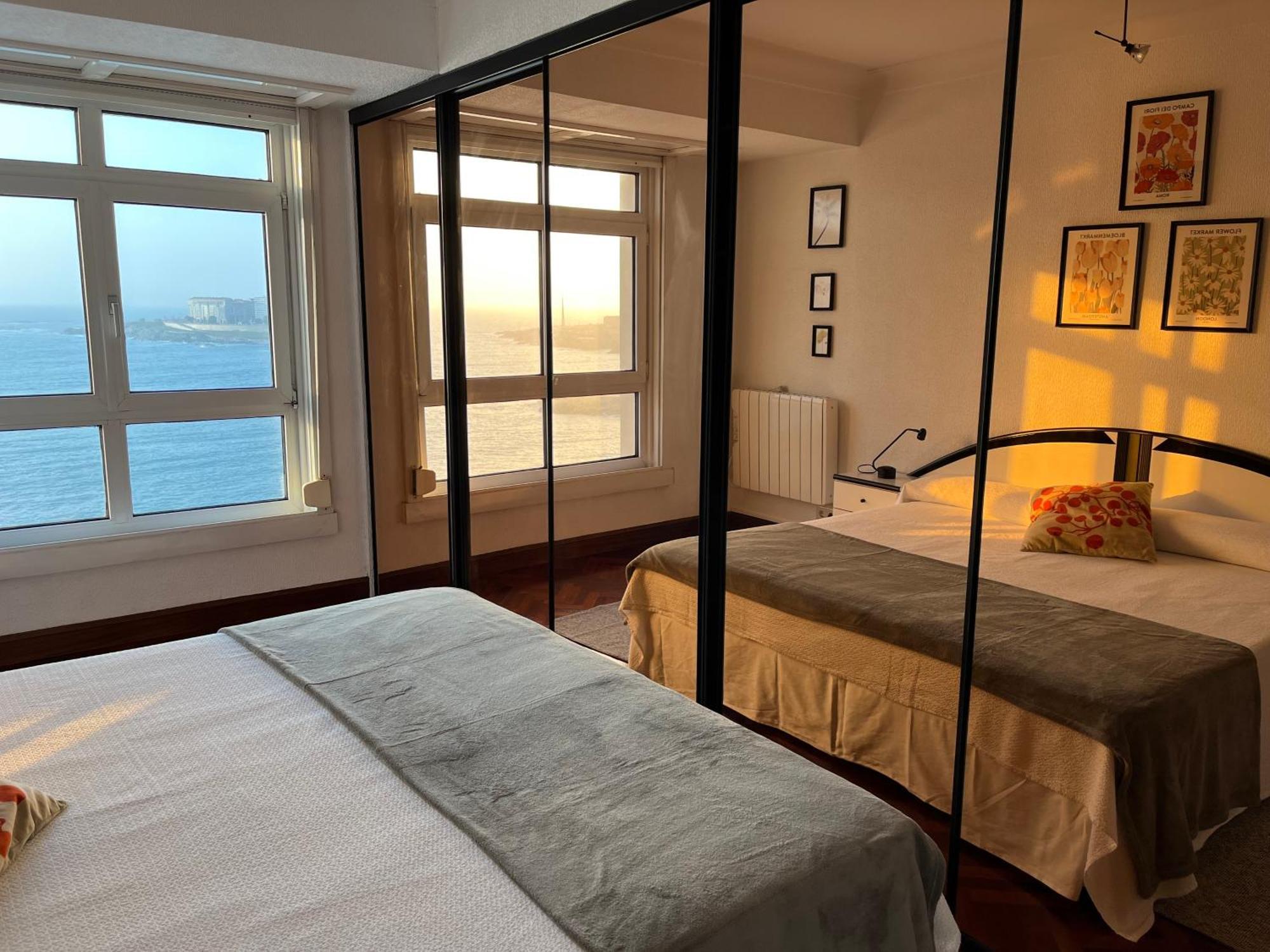 Primera Linea Playa Riazor A Coruña Εξωτερικό φωτογραφία