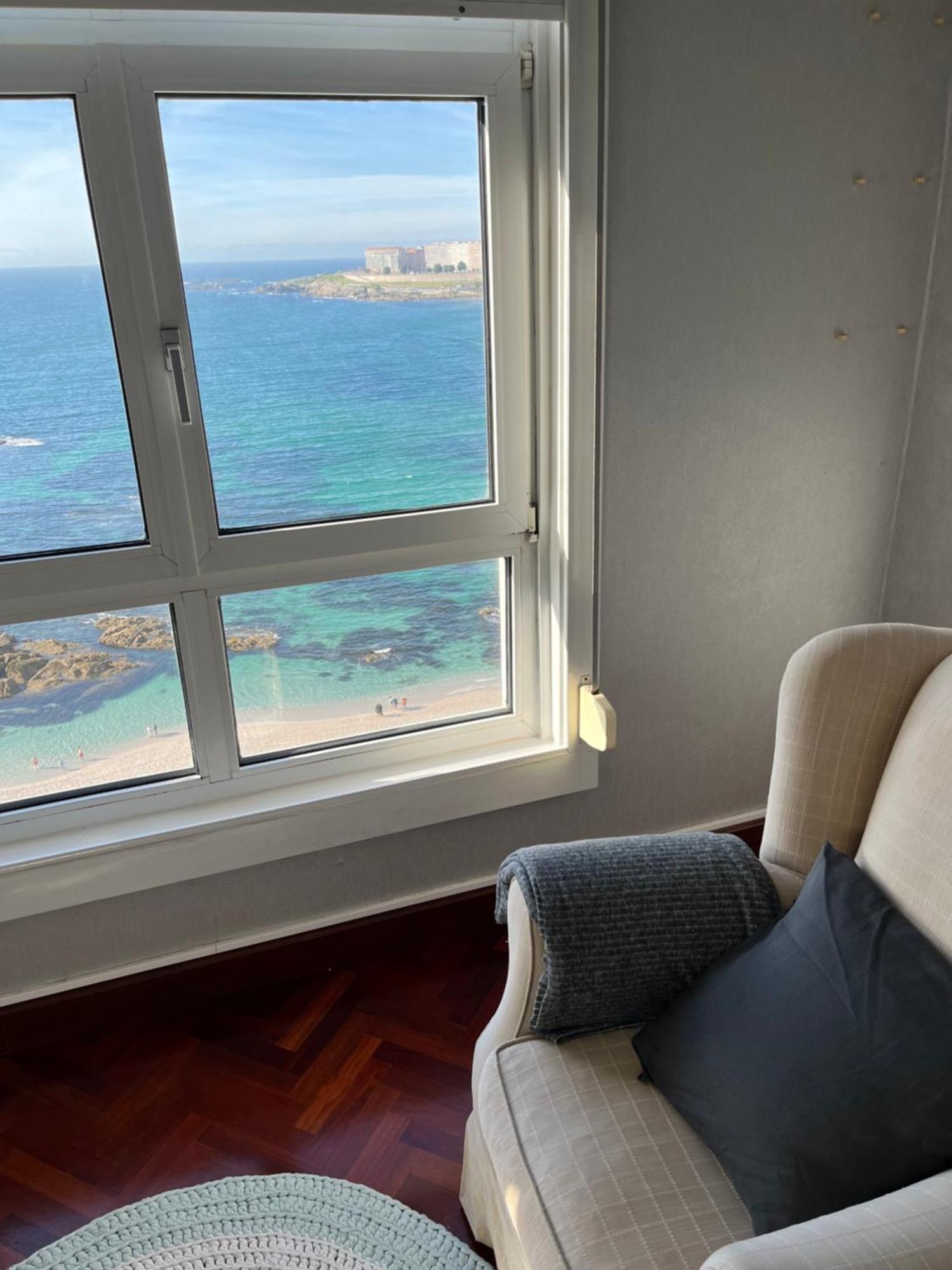 Primera Linea Playa Riazor A Coruña Εξωτερικό φωτογραφία